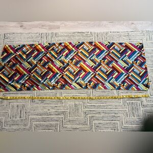 EVOLVE “Silky” by Firstline-USA head wrap/scarf/neck wrap. Geometric print.